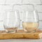 Kate Aspen 9 oz. Stemless Wine Glass (Set of 12)| Kitchen Drinking Glass or DIY Party Favor, Wine Glass Set, White Wine Glass or Red Wine Glass, Modern Stemware